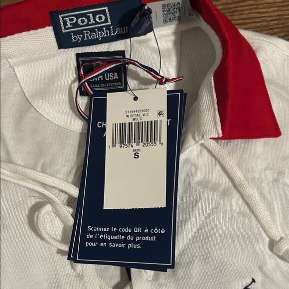 Polo by Ralph Lauren Red and White USA Women's Jersey - Picture 3 of 5